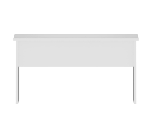 vidaXL Mesa de centro madera contrachapada blanco 80x50,5x41,5 cm