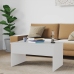 vidaXL Mesa de centro madera contrachapada blanco 80x50,5x41,5 cm