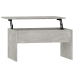 Mesa de centro madera ingeniería gris hormigón 80x50,5x41,5 cm