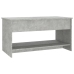 vidaXL Mesa de centro madera de ingeniería gris hormigón 102x50x52,5cm