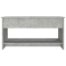 Mesa de centro madera de ingeniería gris hormigón 102x50x52,5cm