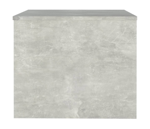 Mesa de centro madera contrachapada gris hormigón 80x50x40 cm