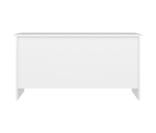 vidaXL Mesa de centro madera contrachapada blanco 102x55,5x52,5 cm