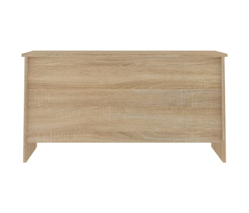 Mesa de centro madera ingeniería roble Sonoma 102x55,5x52,5 cm