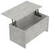 Mesa de centro madera ingeniería gris hormigón 102x55,5x52,5 cm