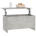 Mesa de centro madera ingeniería gris hormigón 102x55,5x52,5 cm