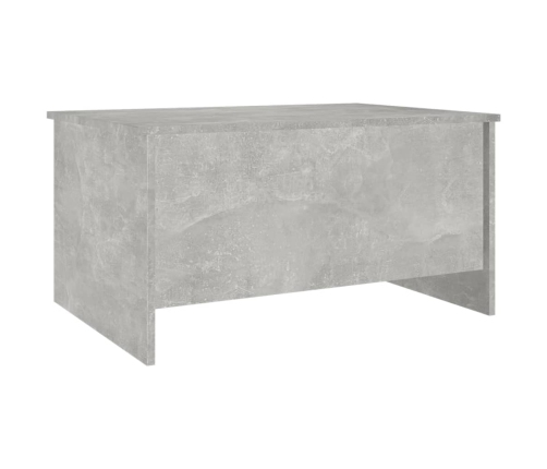 Mesa de centro madera ingeniería gris hormigón 80x55,5x41,5 cm