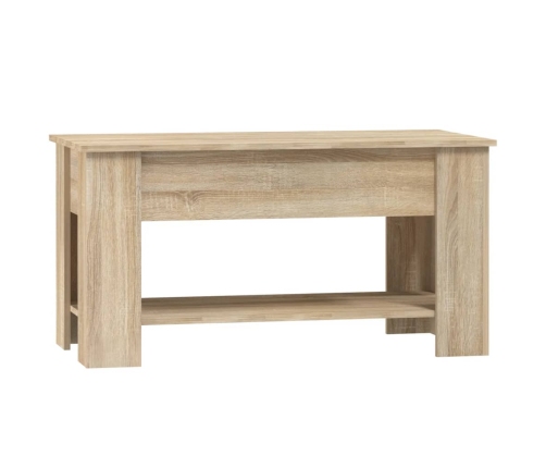 Mesa de centro madera de ingeniería roble Sonoma 101x49x52 cm