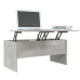 Mesa de centro madera ingeniería gris hormigón 102x50,5x46,5 cm