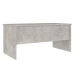 vidaXL Mesa de centro madera ingeniería gris hormigón 102x50,5x46,5 cm