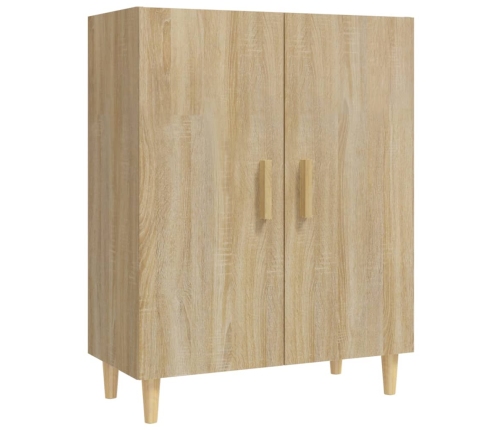 Aparador de madera contrachapada roble Sonoma 70x34x90 cm