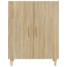 Aparador de madera contrachapada roble Sonoma 70x34x90 cm