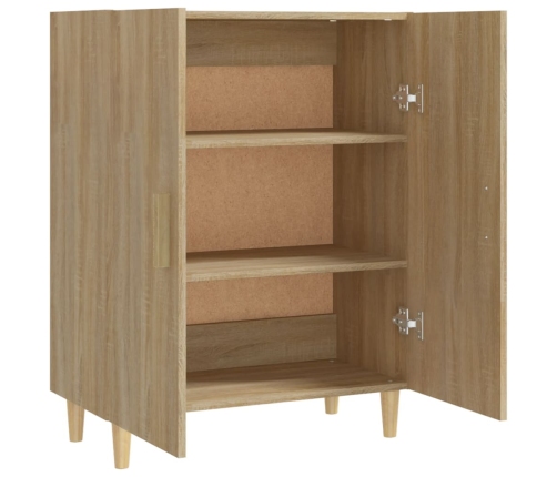 Aparador de madera contrachapada roble Sonoma 70x34x90 cm