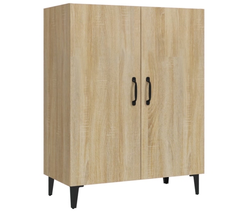 Aparador de madera contrachapada roble Sonoma 70x34x90 cm