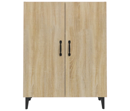 Aparador de madera contrachapada roble Sonoma 70x34x90 cm