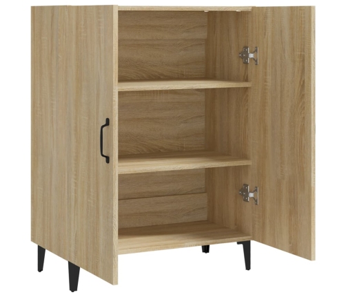 Aparador de madera contrachapada roble Sonoma 70x34x90 cm