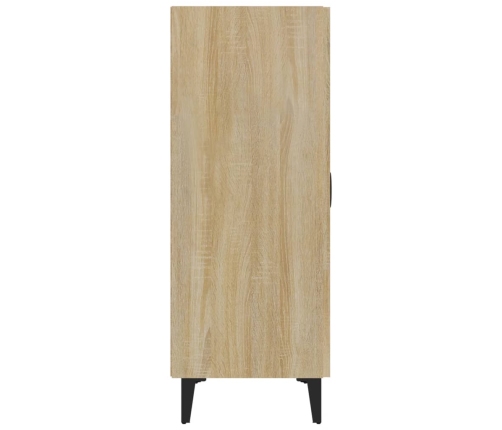 Aparador de madera contrachapada roble Sonoma 70x34x90 cm