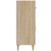 Aparador de madera contrachapada roble Sonoma 69,5x34x89 cm