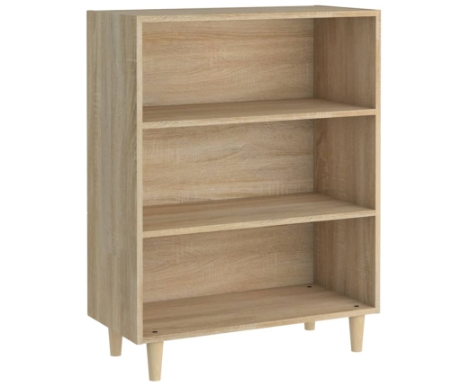 Aparador de madera contrachapada roble Sonoma 69,5x32,5x90 cm