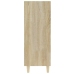 Aparador de madera contrachapada roble Sonoma 69,5x32,5x90 cm