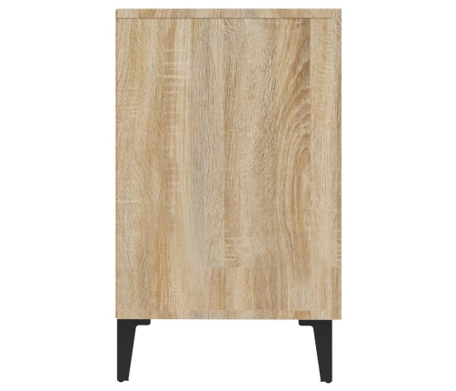 Aparador de madera de ingeniería roble Sonoma 100x36x60 cm