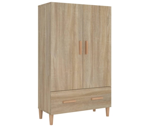 Aparador madera contrachapada roble Sonoma 70x31x115 cm