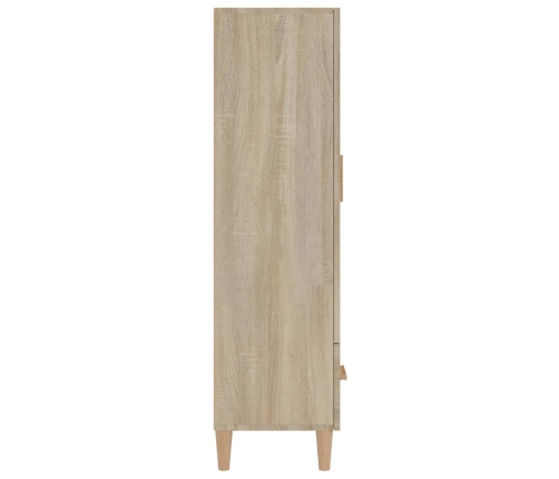 Aparador madera contrachapada roble Sonoma 70x31x115 cm