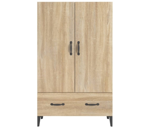 Aparador madera contrachapada roble Sonoma 70x31x115 cm