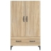 Aparador madera contrachapada roble Sonoma 70x31x115 cm