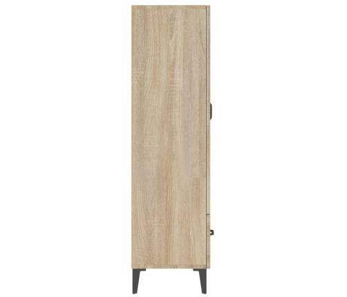 Aparador madera contrachapada roble Sonoma 70x31x115 cm