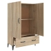 Aparador madera contrachapada roble Sonoma 70x31x115 cm