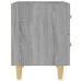 vidaXL Mesitas de noche 2 unidades gris sonoma 40x35x47,5 cm