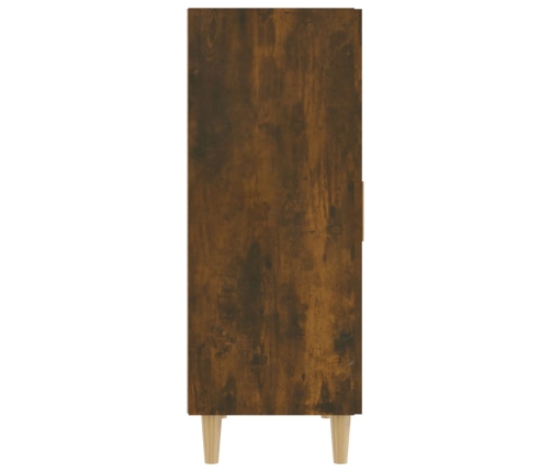 Aparador madera contrachapada color roble ahumado 70x34x90 cm