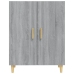 Aparador de madera contrachapada gris Sonoma 70x34x90 cm