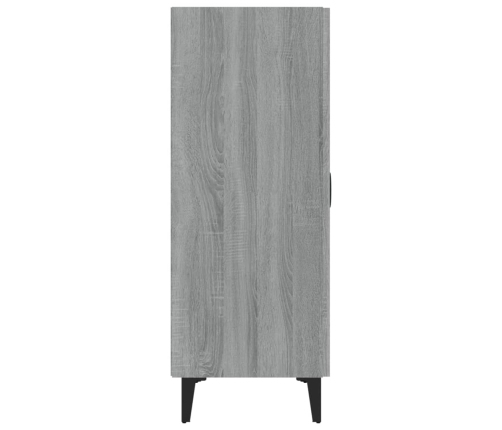 Aparador de madera contrachapada gris Sonoma 70x34x90 cm