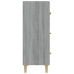 Aparador de madera contrachapada gris Sonoma 70x34x90 cm