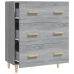 Aparador de madera contrachapada gris Sonoma 70x34x90 cm