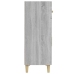 Aparador de madera contrachapada gris Sonoma 69,5x34x89 cm