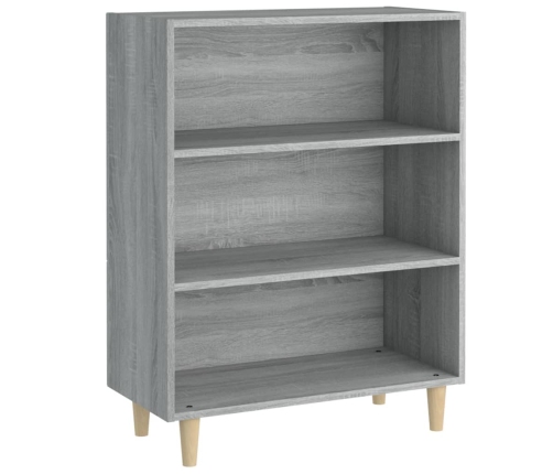 Aparador de madera contrachapada gris Sonoma 69,5x32,5x90 cm