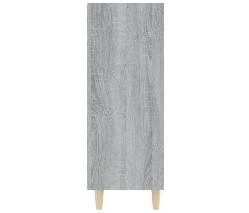 Aparador de madera contrachapada gris Sonoma 69,5x32,5x90 cm