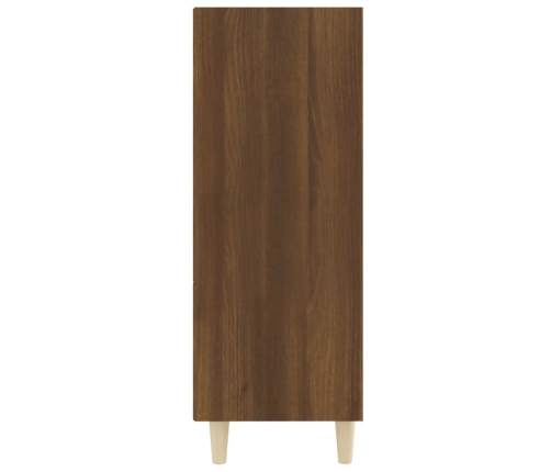 Aparador madera contrachapada color roble marrón 69,5x32,5x90cm