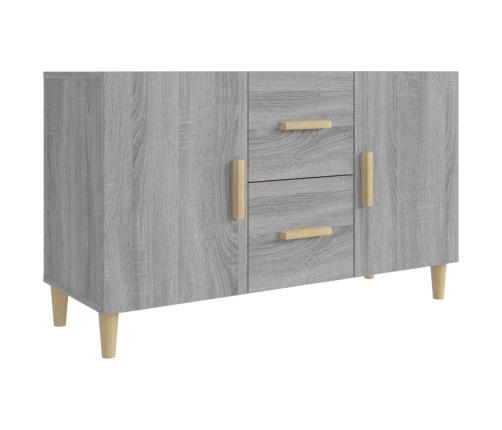 Aparador de madera de ingeniería gris Sonoma 100x36x60 cm