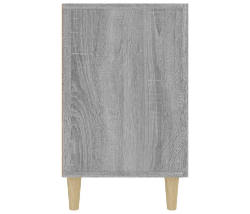 Aparador de madera de ingeniería gris Sonoma 100x36x60 cm