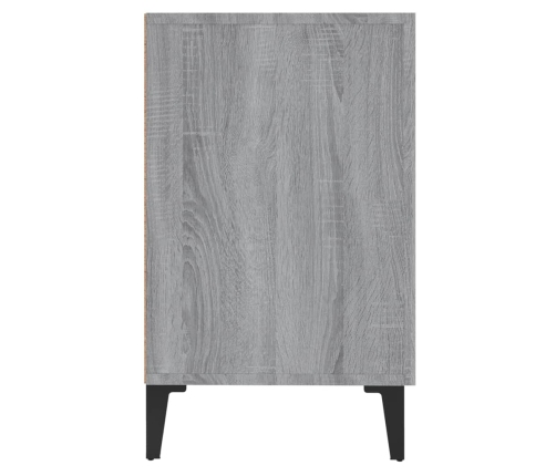 Aparador de madera de ingeniería gris Sonoma 100x36x60 cm