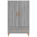 Aparador alto de madera contrachapada gris Sonoma 70x31x115 cm