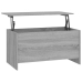 Mesa de centro madera ingeniería gris Sonoma 102x55,5x52,5 cm