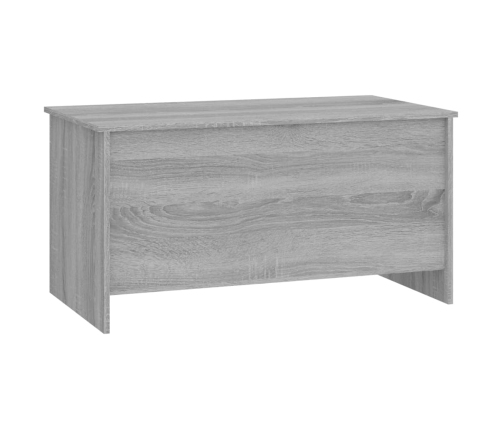 Mesa de centro madera ingeniería gris Sonoma 102x55,5x52,5 cm