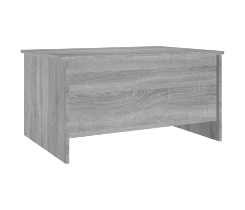 Mesa de centro madera de ingeniería gris Sonoma 80x55,5x41,5 cm