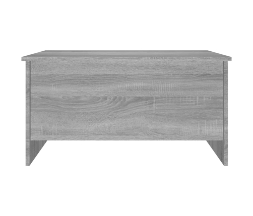 vidaXL Mesa de centro madera de ingeniería gris Sonoma 80x55,5x41,5 cm