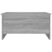 Mesa de centro madera de ingeniería gris Sonoma 80x55,5x41,5 cm